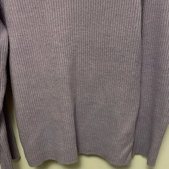 Open Edit Lavender Ribbed Sweater Size Small - Picture 9 of 9
